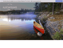 Tablet Screenshot of algonquinsedgeresort.com